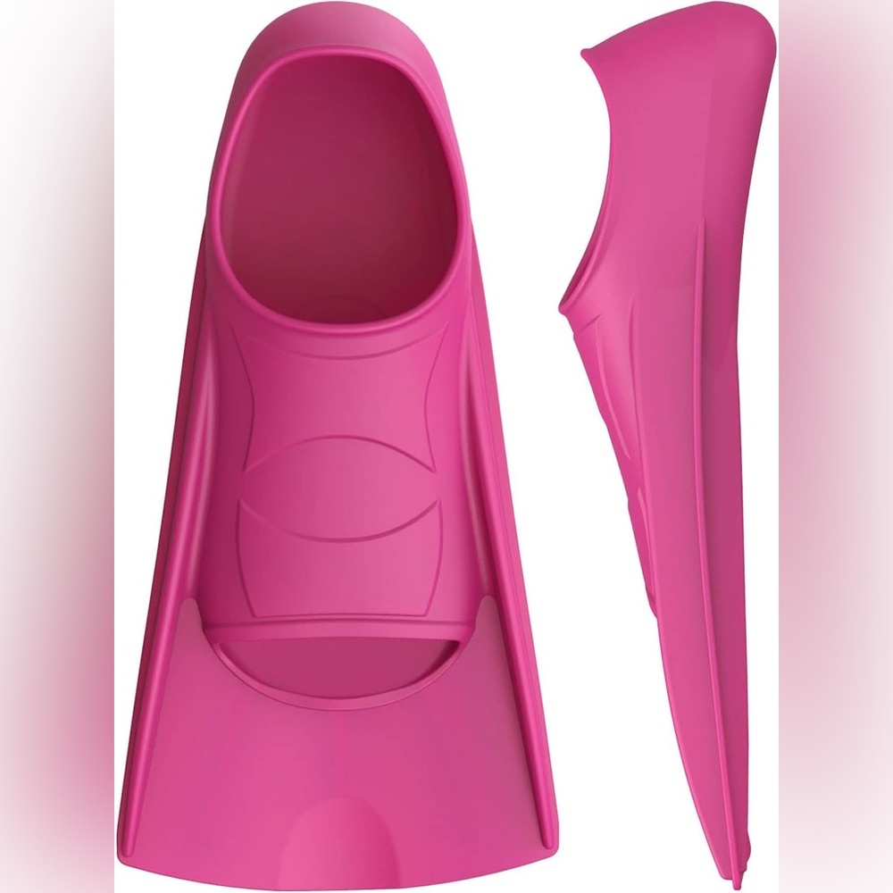 Gintenco Swim Fins Kids Swim Training Fins Size XS Kids 13-1.5 Pink Travel Size